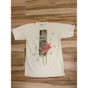 Vintage Harlequin National Wildlife Frog T Shirt Green P Brenton USA Made Medium